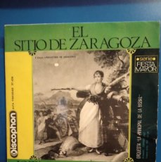 Discos de vinilo: SINGLE LA PRINCIPAL DE LA BISBAL : EL SITIO DE ZARAGOZA + JOTA DE LA DOLORES ( GOYA + AGUSTINA )