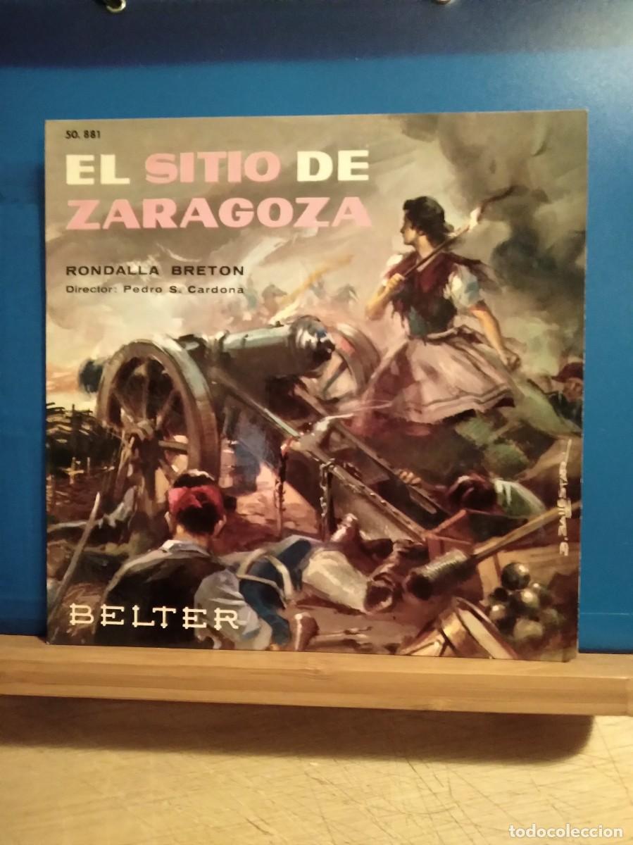Discos de vinilo: SINGLE. EL SITIO DE ZARAGOZA, RONDALLA BRETON - Foto 1