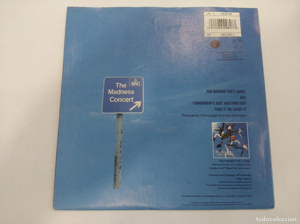 Discos de vinilo: MADNESS/THE HARDER THEY COME/SINGLE. - Foto 3
