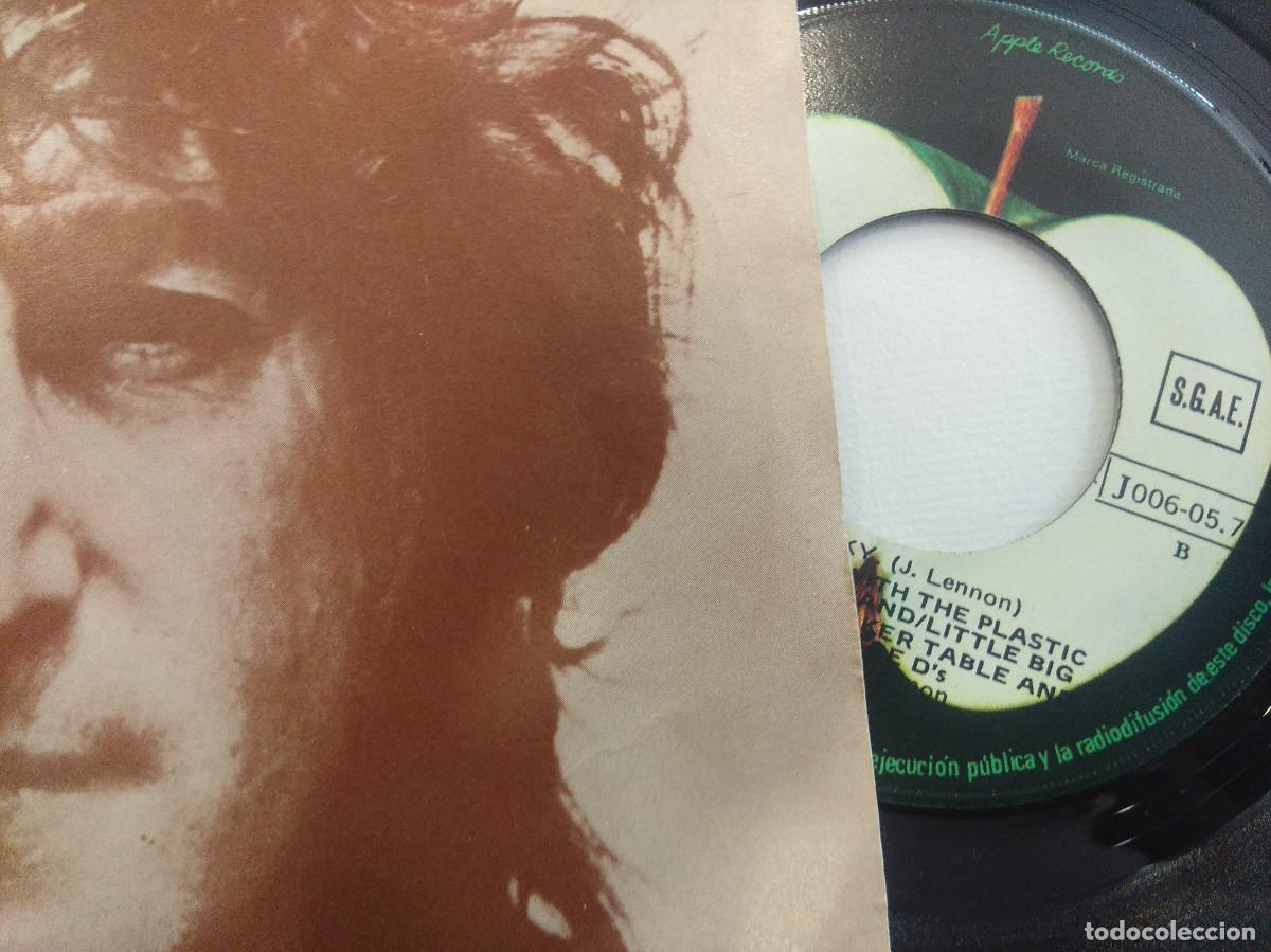 Discos de vinilo: JOHN LENNON/WHATEVER GETS YOU THRU THE NIGHT/SINGLE. - Foto 2