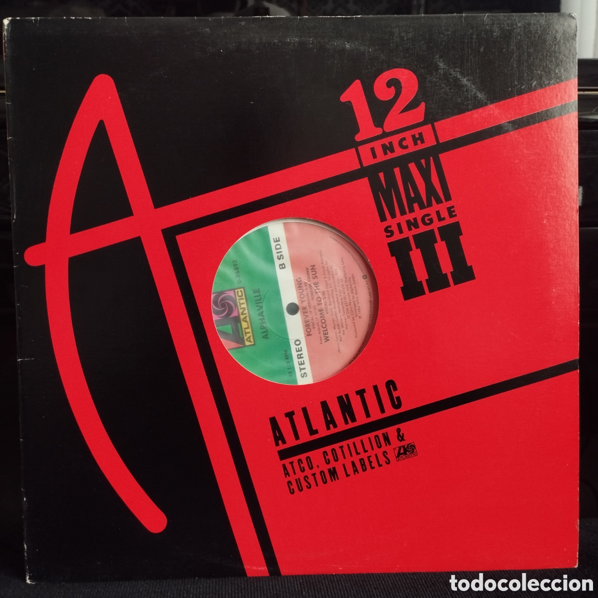 Discos de vinilo: Alphaville - Forever Young Maxi US 1984 - Foto 2