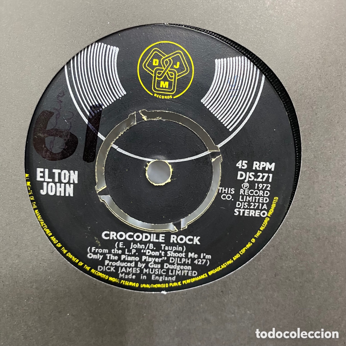 elton john - crocodile rock (7”, single) - Compra venta en todocoleccion