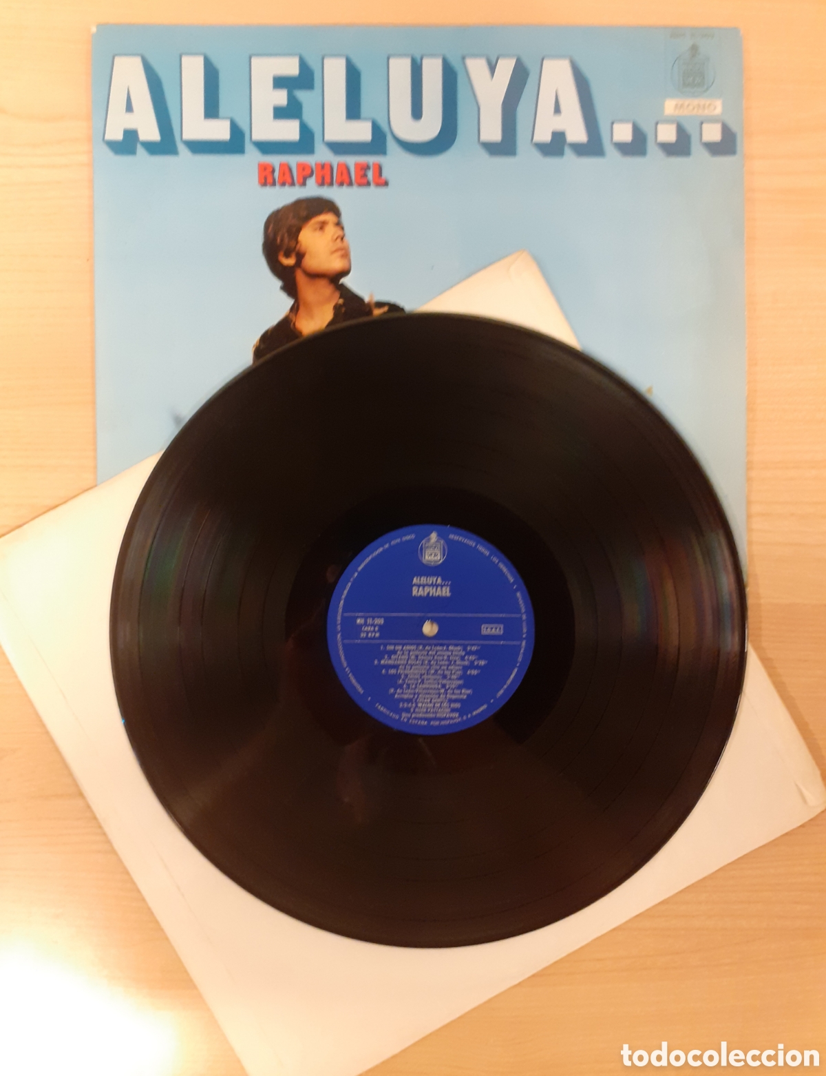 Discos de vinilo: RAPHAEL &rdquo;ALELUYA...&rdquo; DISCOS HISPAVOX 1970 COMO NUEVO!! - Foto 5