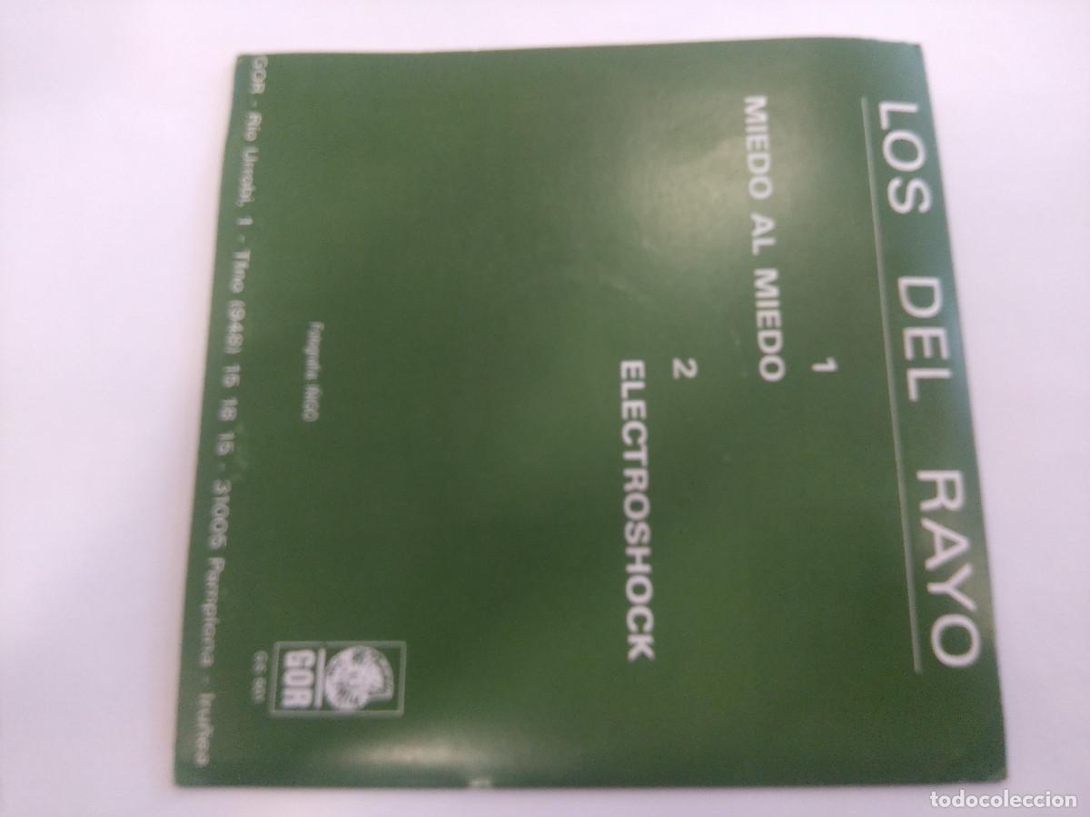 Discos de vinilo: LOS DEL RAYO/MIEDO AL MIEDO/SINGLE. - Foto 3