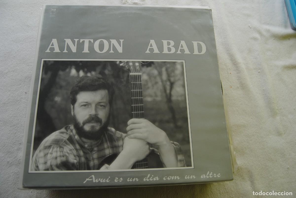 Discos de vinilo: 9.- Anton Abad. Avui es un dia com un altre. lp Saga 1989. com nou. disc rar.