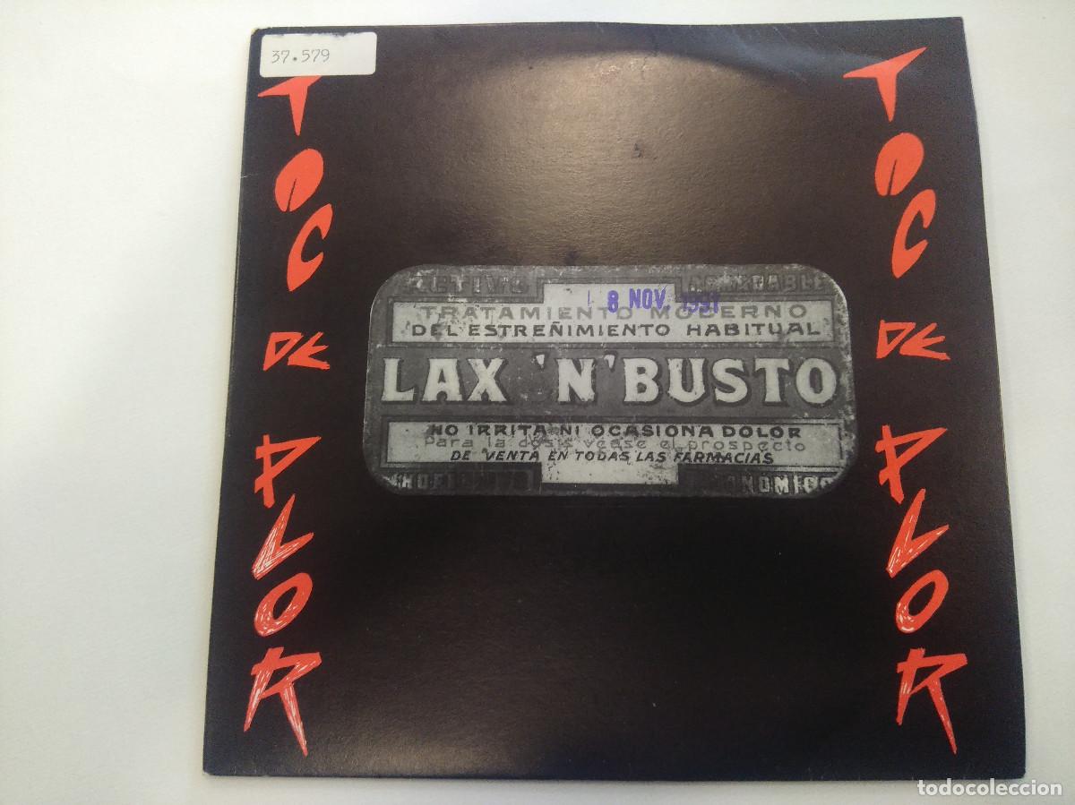 Discos de vinilo: LAX N BUSTO/TOC DE PLOR/SINGLE. - Foto 1