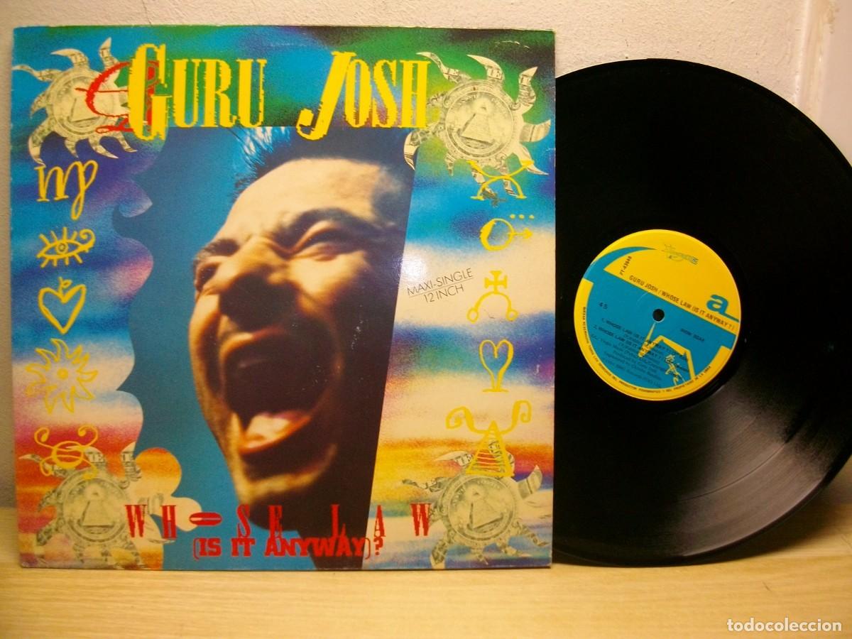 Discos de vinilo: Guru Josh &ndash; Whose Law (Is It Anyway)? MAXI LP - Foto 1