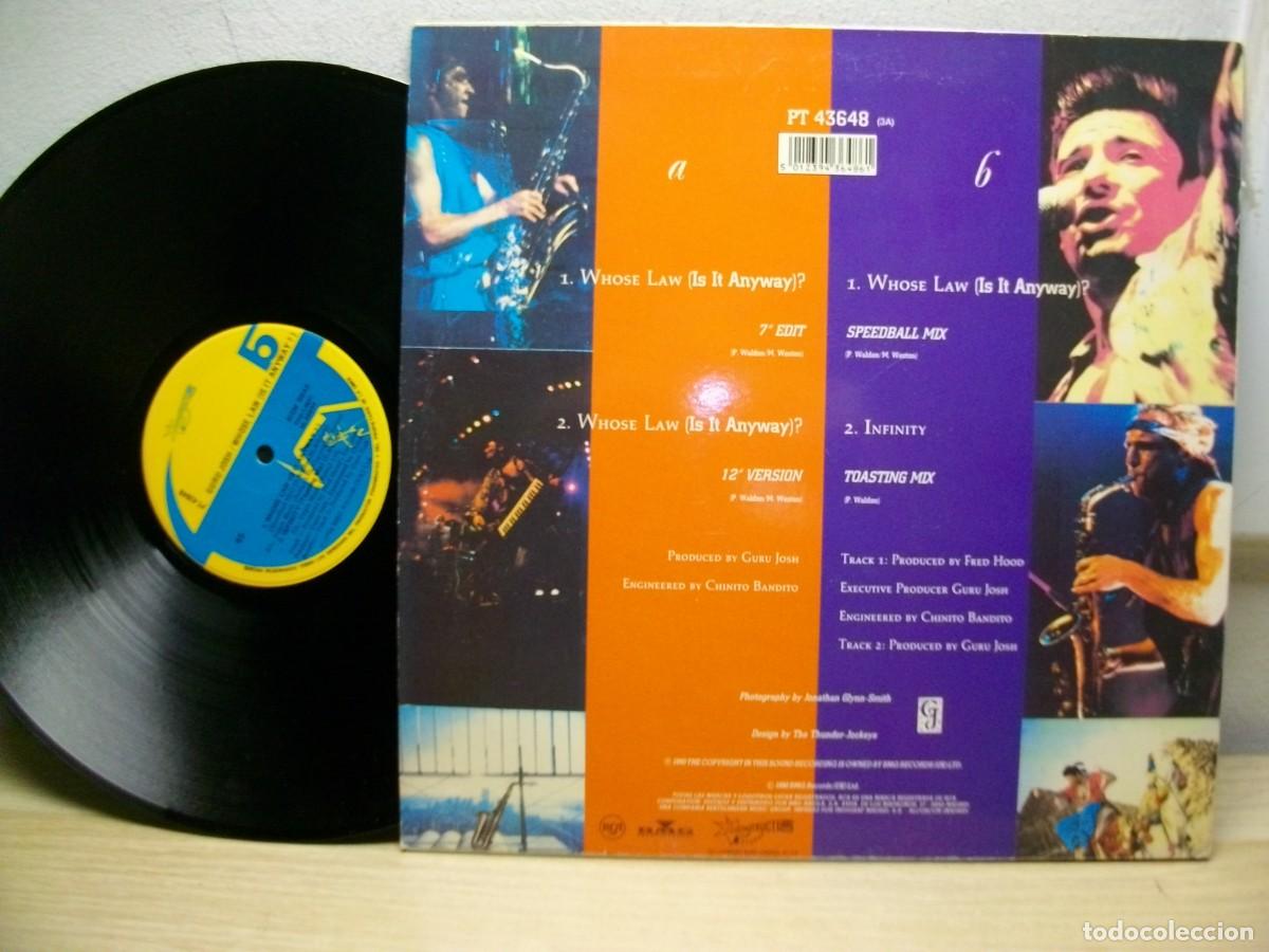 Discos de vinilo: Guru Josh &ndash; Whose Law (Is It Anyway)? MAXI LP - Foto 2