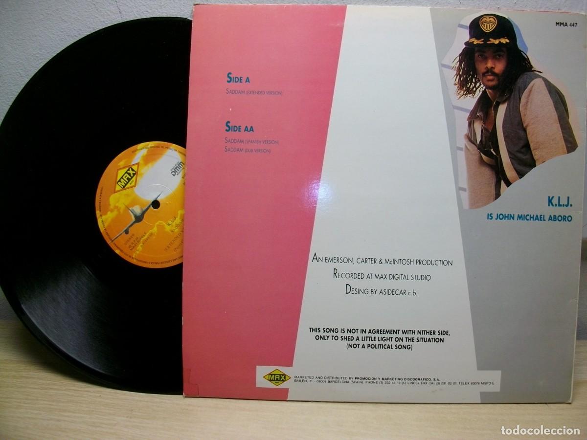 Discos de vinilo: K.L.J. &ndash; Saddam MAXI LP - Foto 2