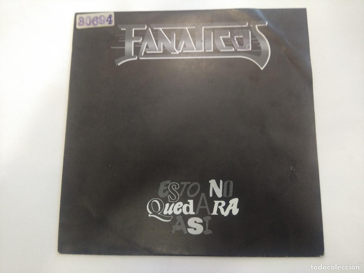 Discos de vinilo: FANATICOS/QUIERO VIVIR/SINGLE. - Foto 1