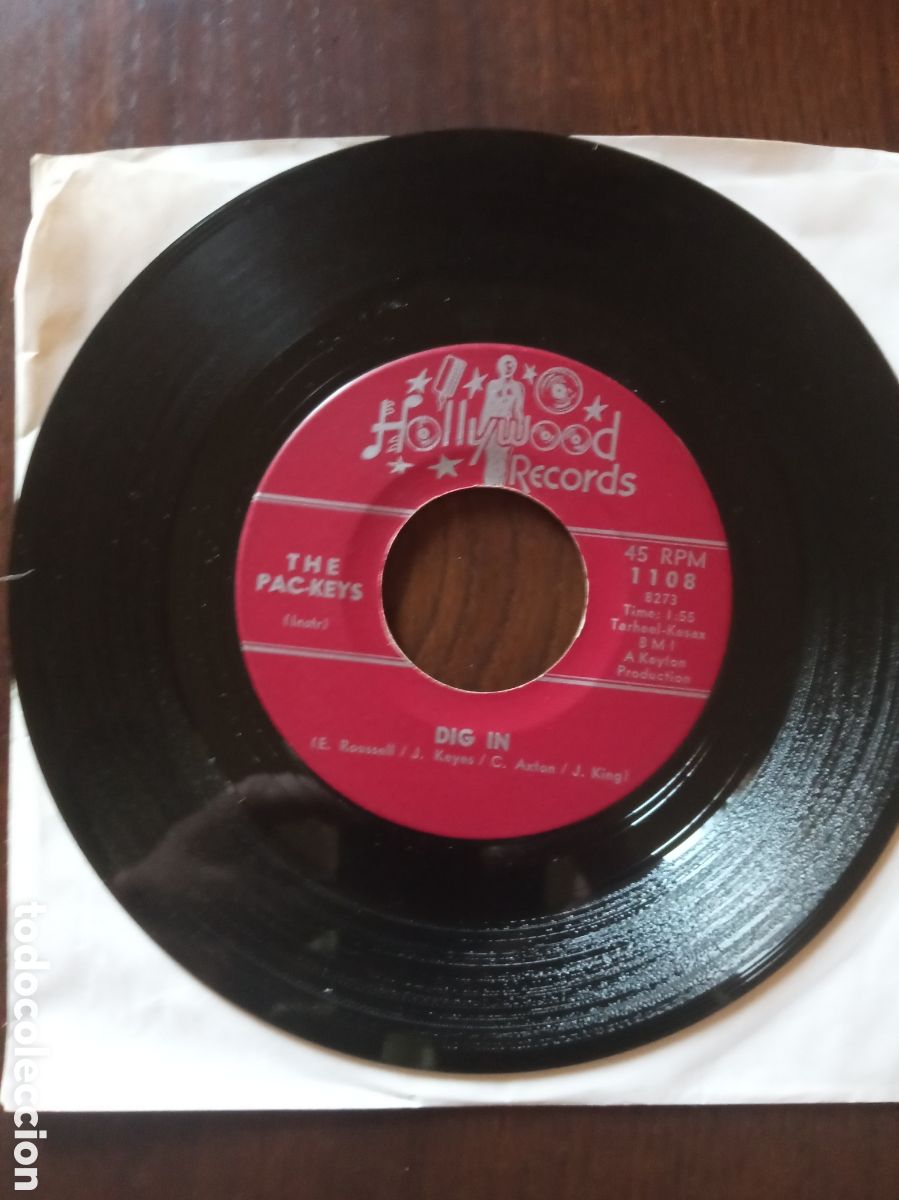 Discos de vinilo: THE PAC-KEYS - Dig In / Stone Fox - SG - 1967 - Foto 1