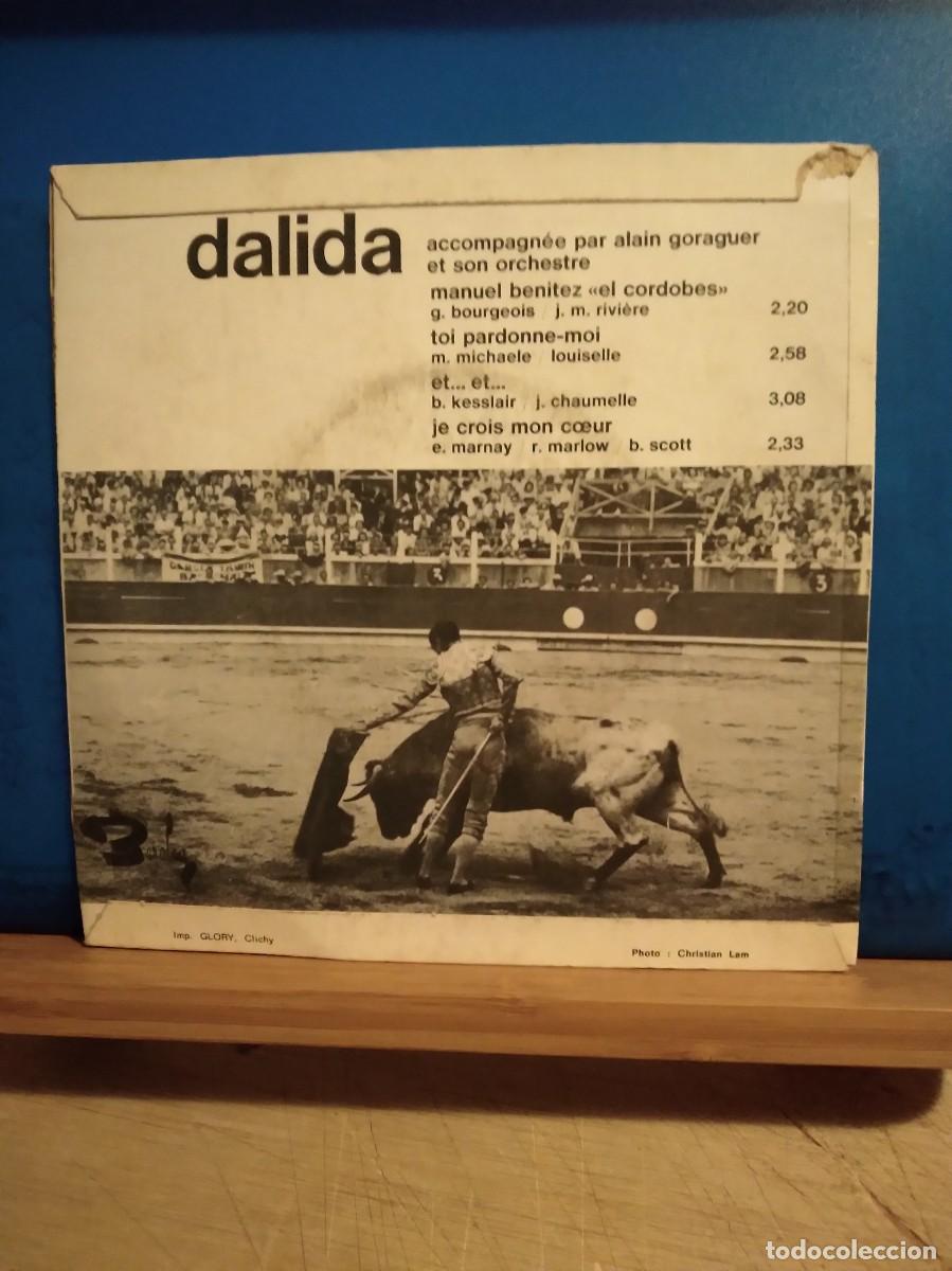 Discos de vinilo: DALIDA - MANUEL BENITEZ EL CORDOBES - BARCLAY SiNGLE - Foto 2