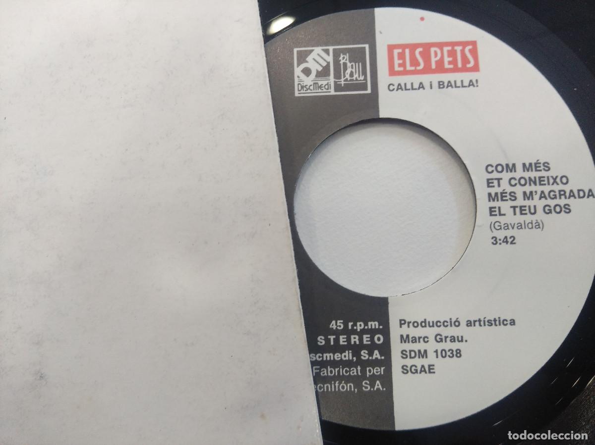 Discos de vinilo: ELS PETS/COM MES ET CONEIXO MES MAGRADA EL TEU GOS/SINGLE. - Foto 2