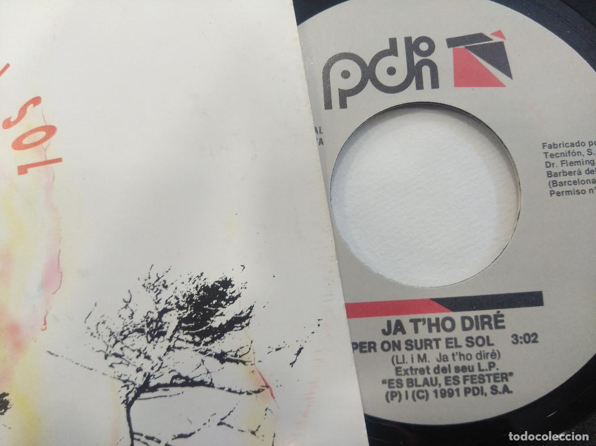 Discos de vinilo: JA THO DIRE/PER ON SURT EL SOL/SINGLE PROMOCIONAL. - Foto 2