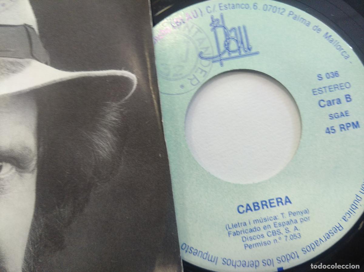 Discos de vinilo: TOMEU PENYA/AIXI,AIXI/SINGLE. - Foto 2