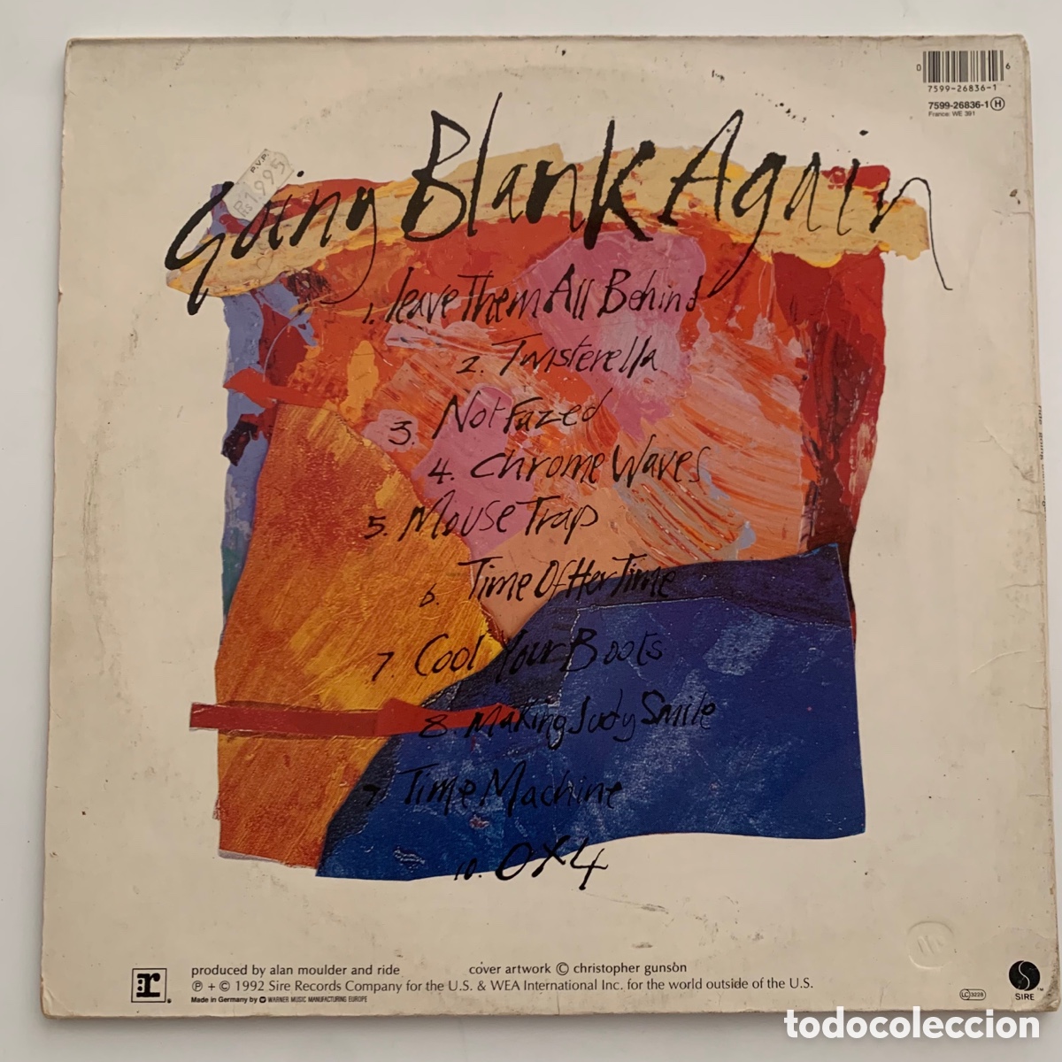Discos de vinilo: Doble maxi 12&rsquo;&rsquo; lp Ride - Going Blank Again de 1992 - Foto 3