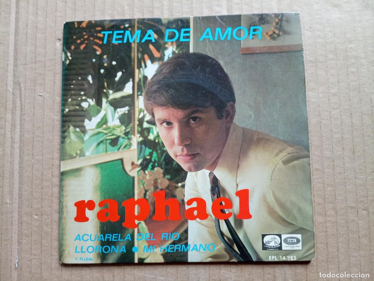 Discos de vinilo: RAPHAEL - TEMA DE AMOR EP 4 TEMAS 1967 - Foto 1