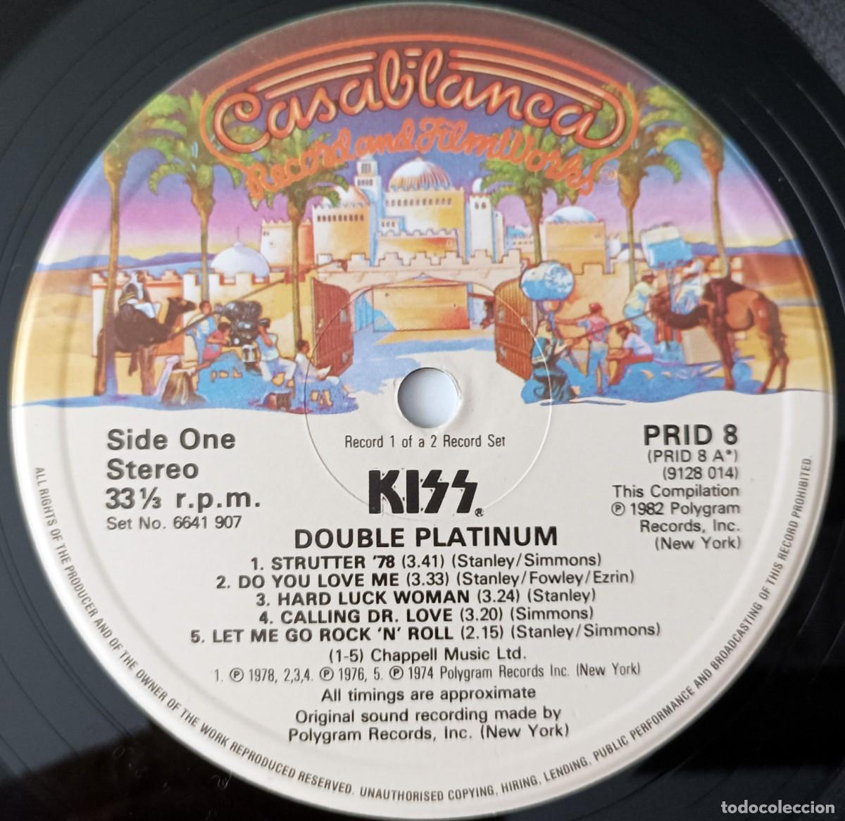 Discos de vinilo: LP KISS - DOBLE PLATINUM - Foto 5