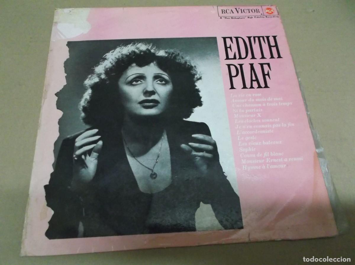 Discos de vinilo: EDITH PIAF (LP) EDITH PIAF A&Ntilde;O 1964 - Foto 1