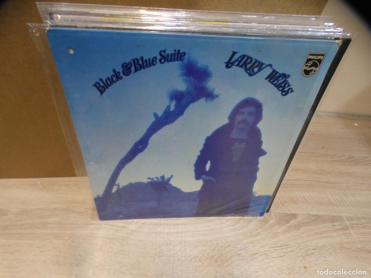 Disques de vinyle: ARKANSAS1980 PACC183 LP BUEN ESTADO DE DISCO LARRY WEISS BLACK AND BLUE SUITE