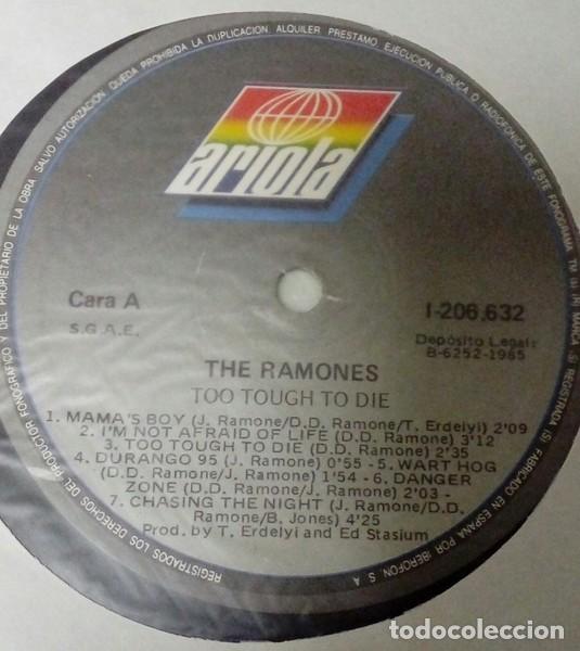 Discos de vinilo: Ramones &ndash; Too Tough To Die - Foto 2