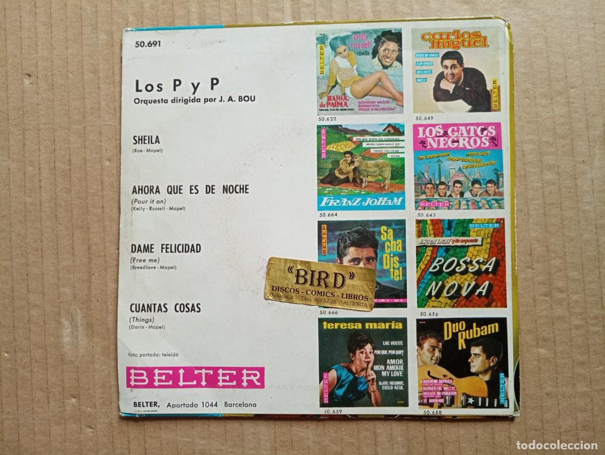 Discos de vinilo: LOS P Y P - SHEILA EP 4 TEMAS 1968 - Foto 3