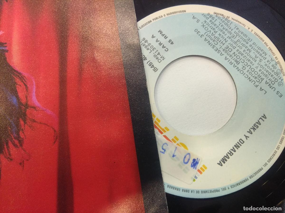 Discos de vinilo: ALASKA Y DINARAMA/LA FUNCIONARIA ASESINA/SINGLE. - Foto 2