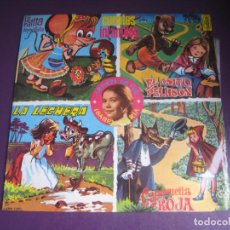 Discos de vinilo: CUENTOS INFANTILES - LP ACROPOL 1968 - ISABEL MARIA - TELEVISION TVE - CAPERUCITA, LA LECHERA, ETC