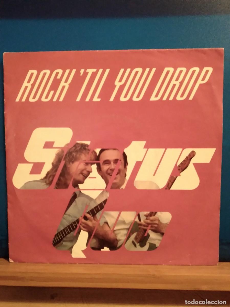 Discos de vinilo: SINGLE DE STATUS QUO- ROCKTIL YOU DROP-(GERMANY)-1991 - Foto 1