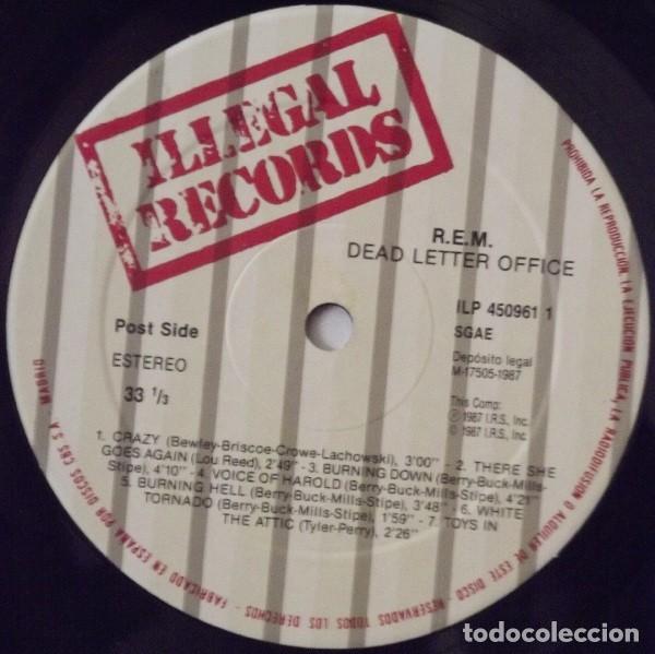 Discos de vinilo: R.E.M. &ndash; Dead Letter Office / B-Sides Compiled - Foto 5