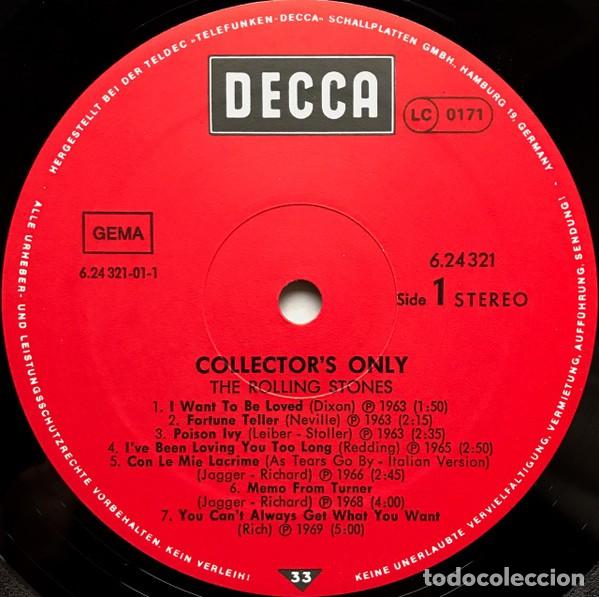 Discos de vinilo: The Rolling Stones &ndash; Collectors Only - Foto 3