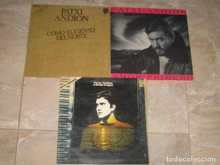 Discos de vinilo: PATXI ANDION - LOTE DE 3 LPS - Foto 1