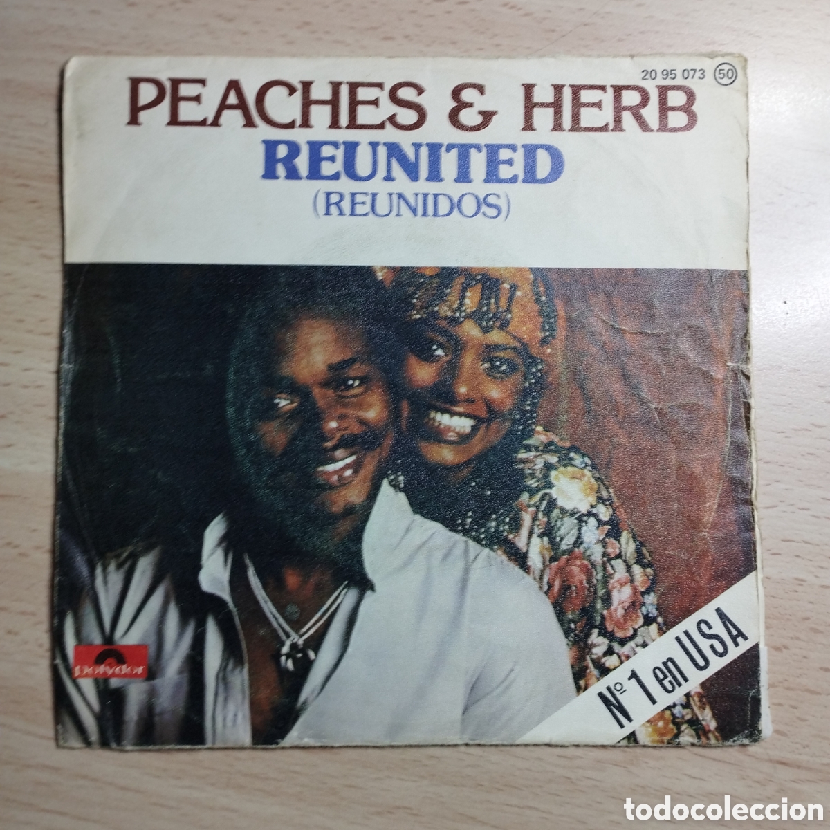 Discos de vinilo: Single 7&rdquo; Peaches & Herb 1979 Reunidos. - Foto 1