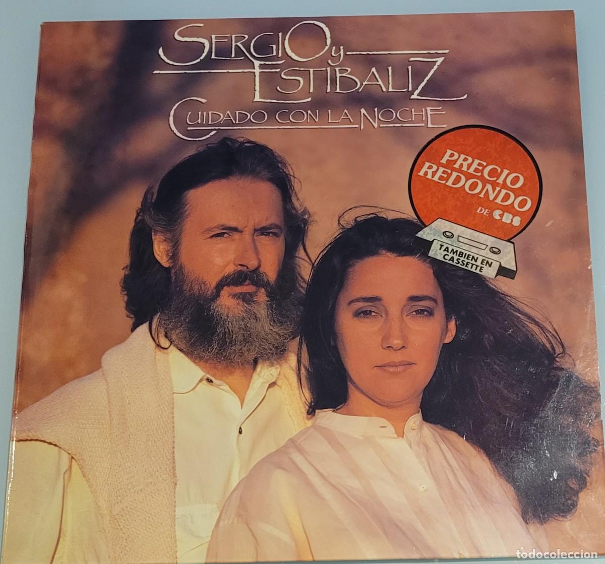 Discos de vinilo: Vinilo LP Sergio y Estibaliz Cuidado con la noche 1985 - Foto 1