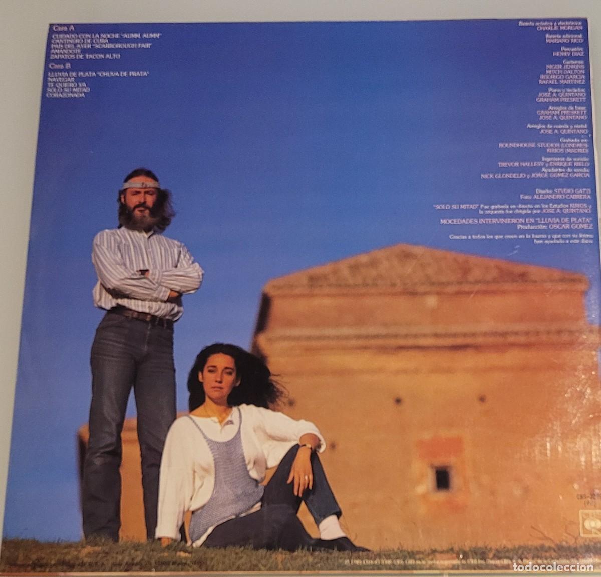 Discos de vinilo: Vinilo LP Sergio y Estibaliz Cuidado con la noche 1985 - Foto 2