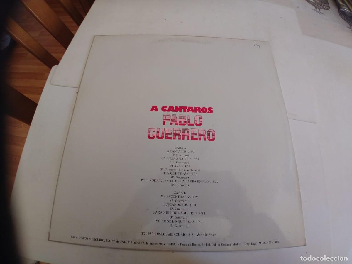Discos de vinilo: PABLO GUERRERO-LP A CANTAROS - Foto 2