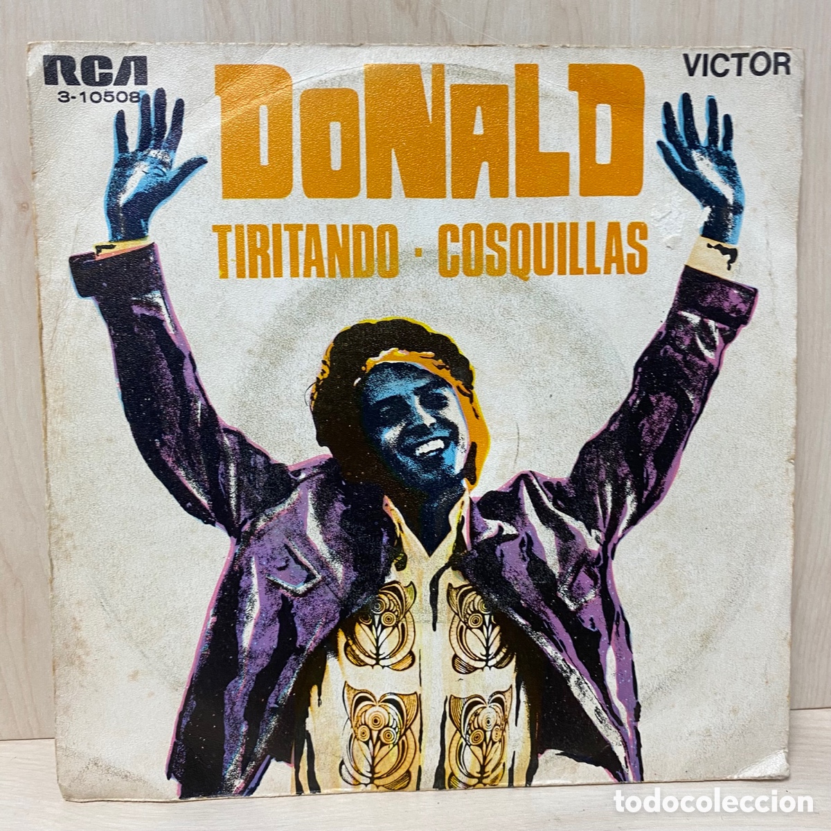 Discos de vinilo: Donald - Tiritando / Cosquillas (7&rdquo;, Single) - Foto 1