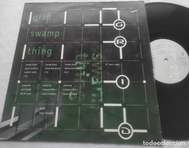 Discos de vinilo: THE GRID - SWAMP THING . MAXI --** - Foto 1