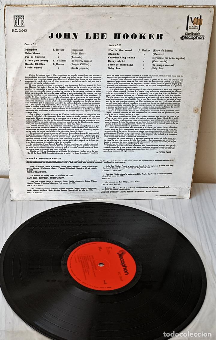Discos de vinilo: JOHN LEE HOOKER - I&acute;M JOHN LEE HOOKER DISCOPHON - 1969 - Foto 2