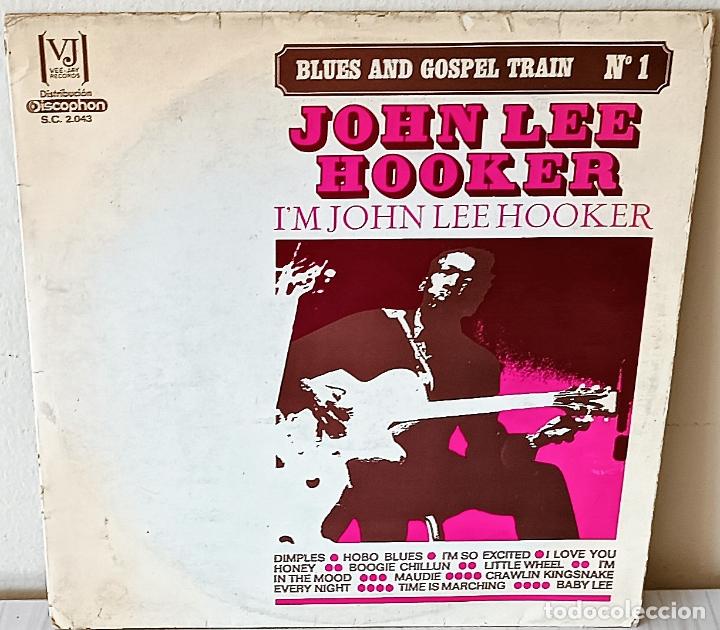Discos de vinilo: JOHN LEE HOOKER - I&acute;M JOHN LEE HOOKER DISCOPHON - 1969 - Foto 1