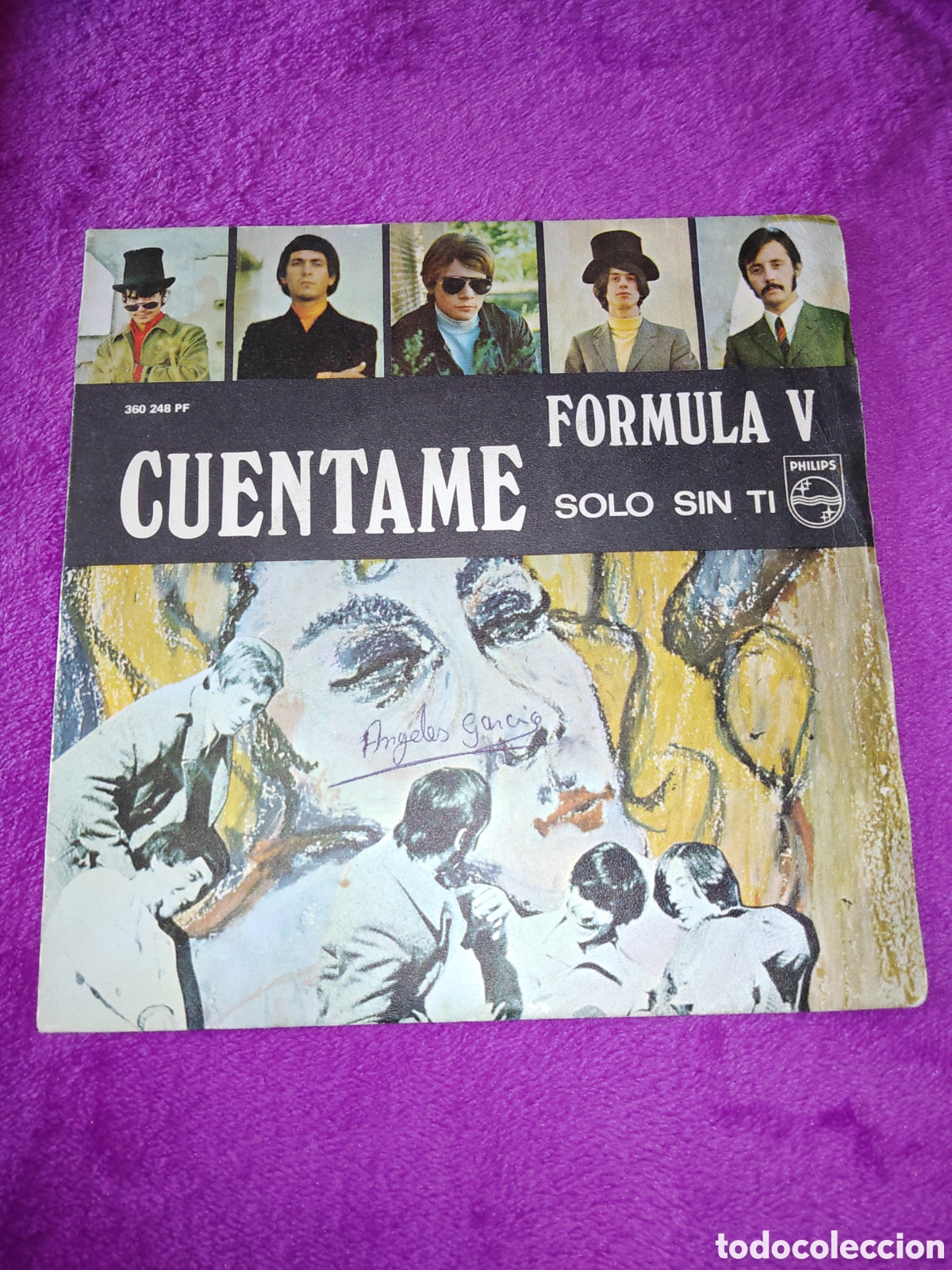 Discos de vinilo: CUENTAME F&Oacute;RMULA V SOLO SIN TI - Foto 1