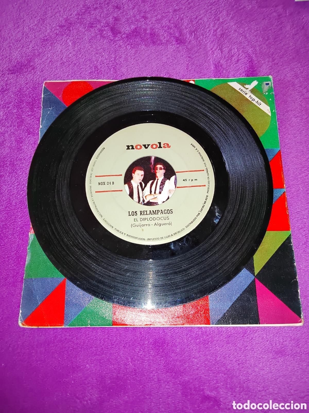 Discos de vinilo: LOS REL&Aacute;MPAGOS EL TROPEZ&Oacute;N DIPLODOCUS - Foto 2
