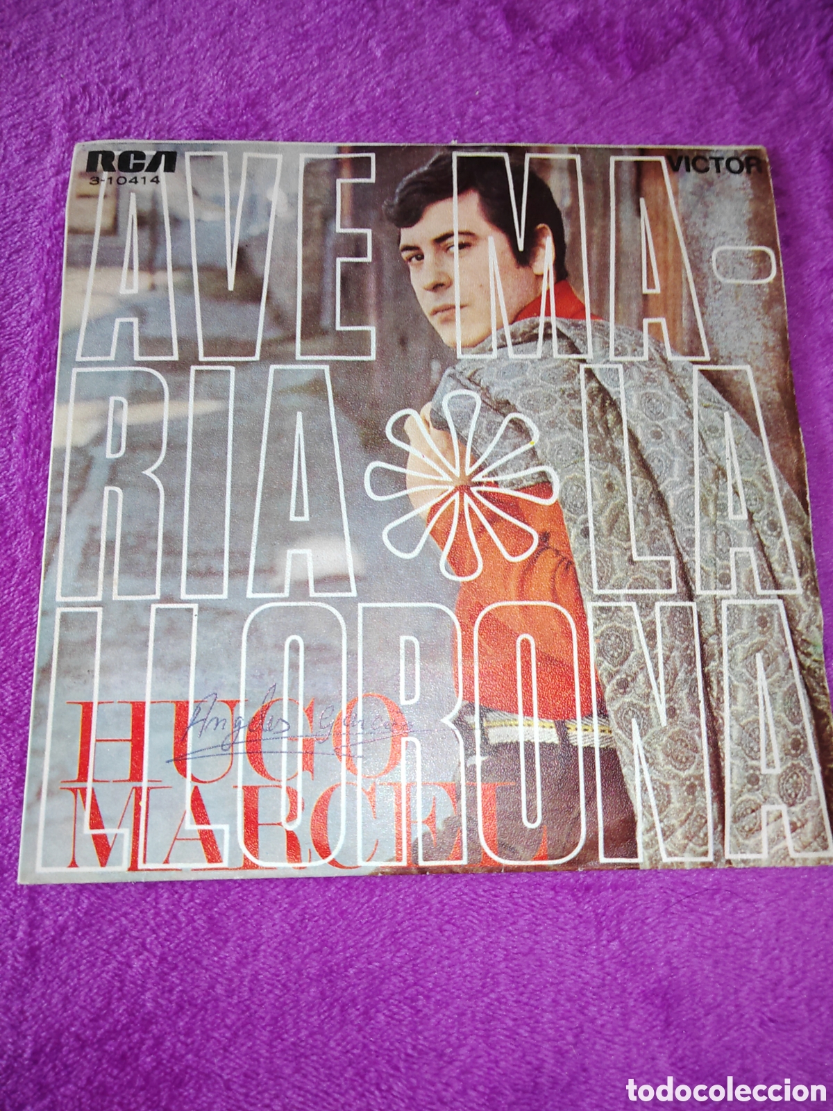 Discos de vinilo: AVE MARIA LA LLORONA HUGO MARCEL - Foto 1