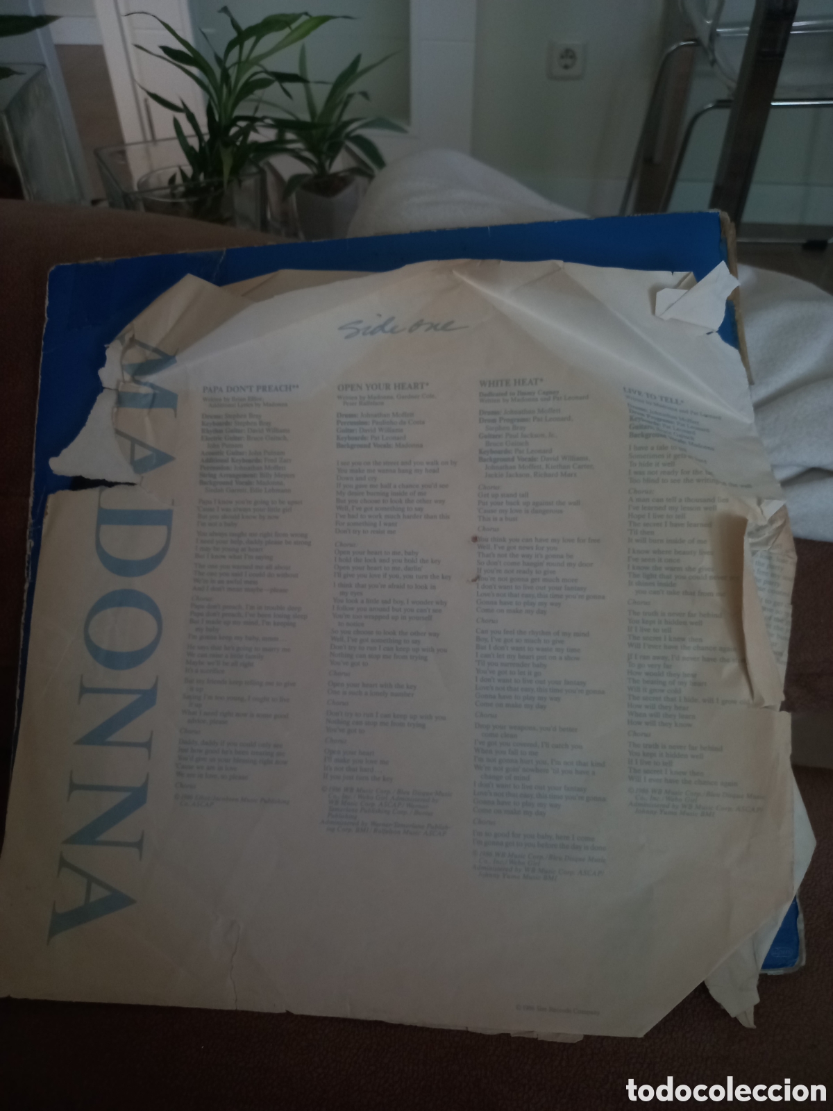 Discos de vinilo: MADONNA TRUE BLUE. CBS 1985 - Foto 4