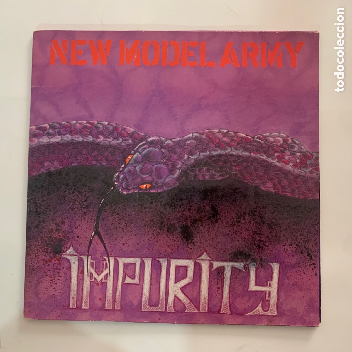 Discos de vinilo: Lp gatefold New Model Army - Impurity espa&ntilde;ola de 1990 - Foto 1