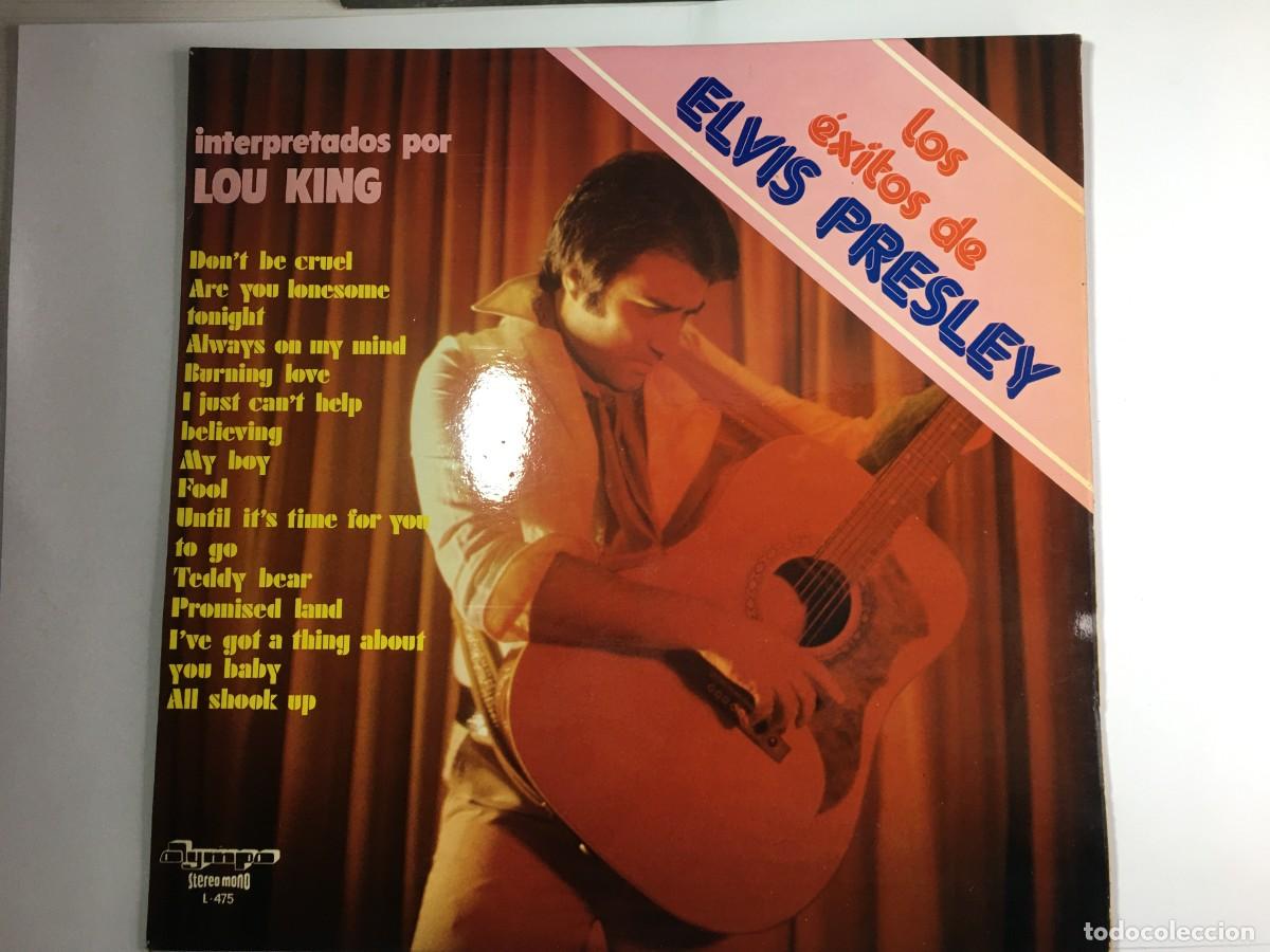 Discos de vinilo: LOU KING - EXITOS DE ELVIS PRESLEY - LP VINILO - SPAIN 1976 - Foto 1