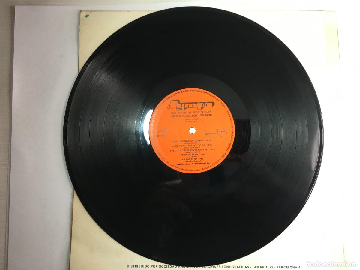 Discos de vinilo: LOU KING - EXITOS DE ELVIS PRESLEY - LP VINILO - SPAIN 1976 - Foto 3