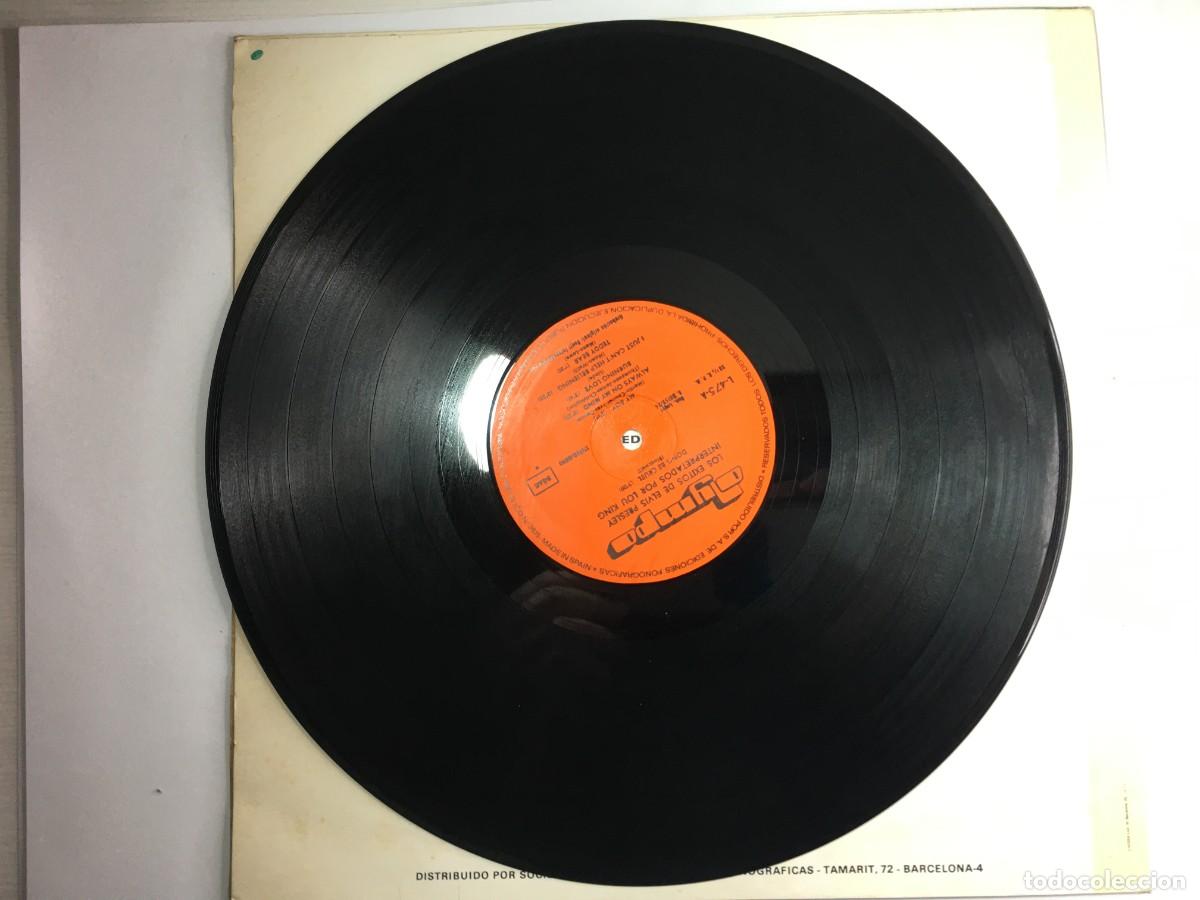 Discos de vinilo: LOU KING - EXITOS DE ELVIS PRESLEY - LP VINILO - SPAIN 1976 - Foto 4
