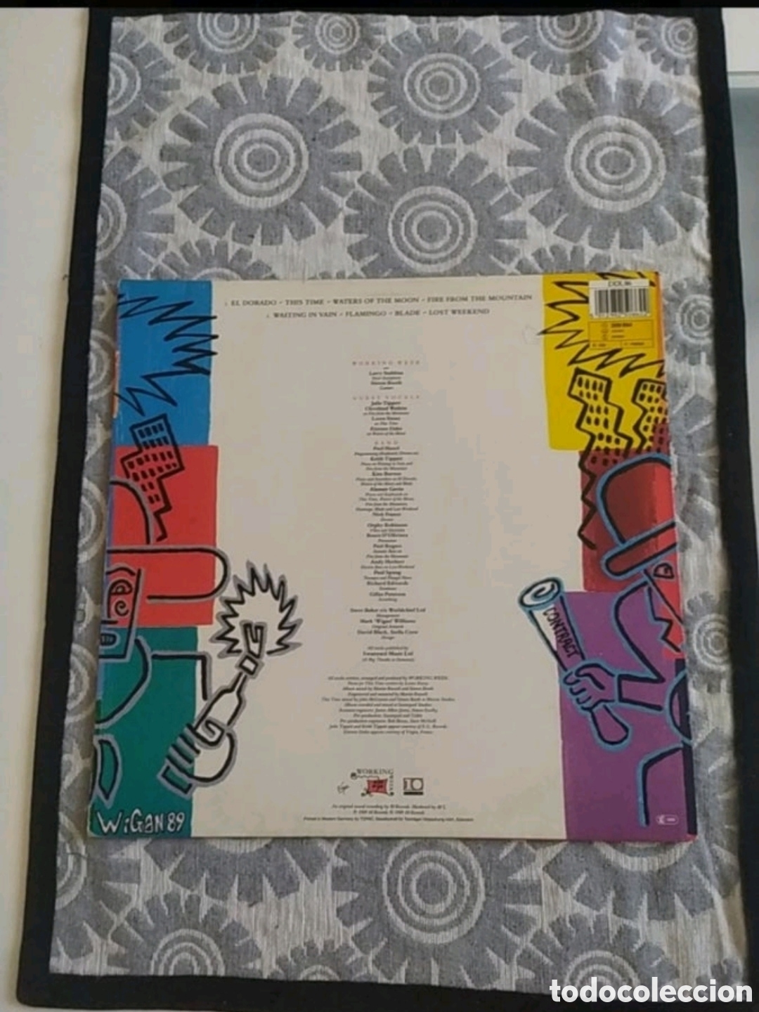 Discos de vinilo: Lp Working week. Fire in The mountain - Foto 2