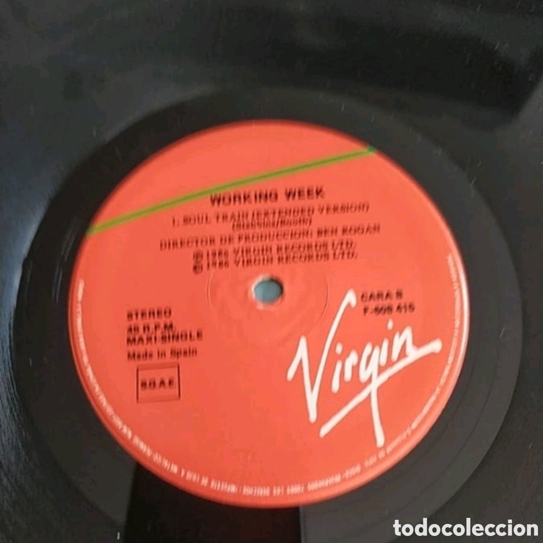 Discos de vinilo: Maxi single Working Week. Too much time - Foto 4